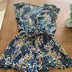 Loft Plus Floral Romper Size 16